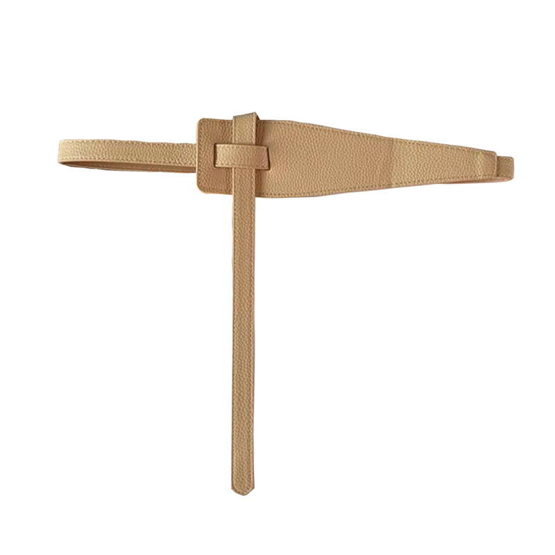 Cinturón de suéter para mujer abrigo de todo fósforo sello de cintura decorativo cinturón simple de moda para mujer Falda a juego para mujer cinturón anudado Mujer