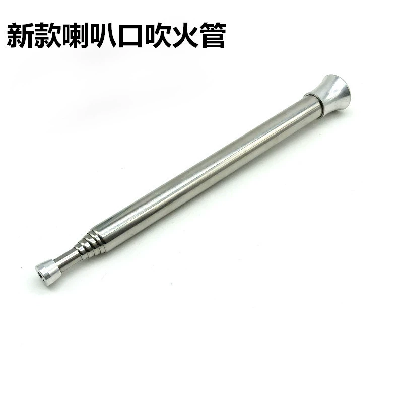 Прямая поставка с фабрики, Новая двухсторонняя Улучшенная портативная телескопическая пожарная трубка для кемпинга на открытом воздухе, 6-секционная пожарная трубка