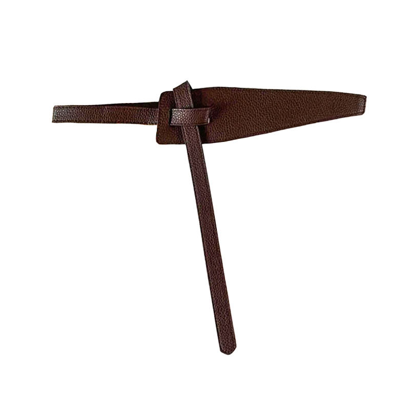 Cinturón de suéter para mujer abrigo de todo fósforo sello de cintura decorativo cinturón simple de moda para mujer Falda a juego para mujer cinturón anudado Mujer