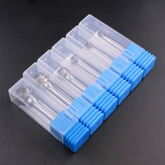 Rotary burr for hard alloy D-shaped tungsten carbide grinding head metal jade wood root carving polishing electric grinding bit