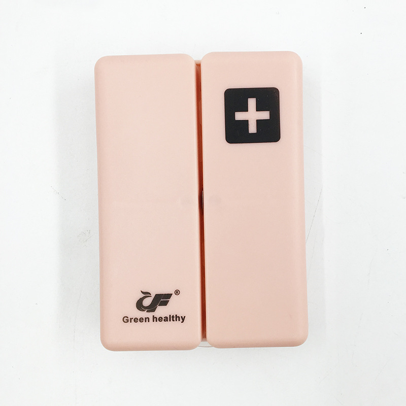 Compartimento magnético plegable caja de la píldora Estilo nórdico 7 rejilla caja de la salud para una semana hogar portátil imán plegable caja de la píldora