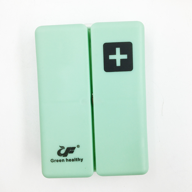 Compartimento magnético plegable caja de la píldora Estilo nórdico 7 rejilla caja de la salud para una semana hogar portátil imán plegable caja de la píldora