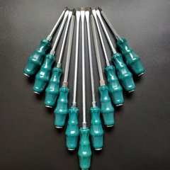 Wholesale Guangdong screwdriver, strike dark green marked cross-shaped screwdriver, 12-inch extension