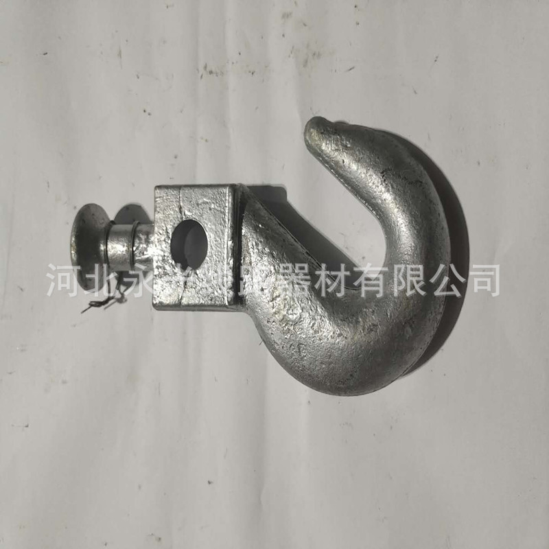 源头厂家电力金具用货钩  美式环眼钩 镀锌铁挂钩 规格种类齐全