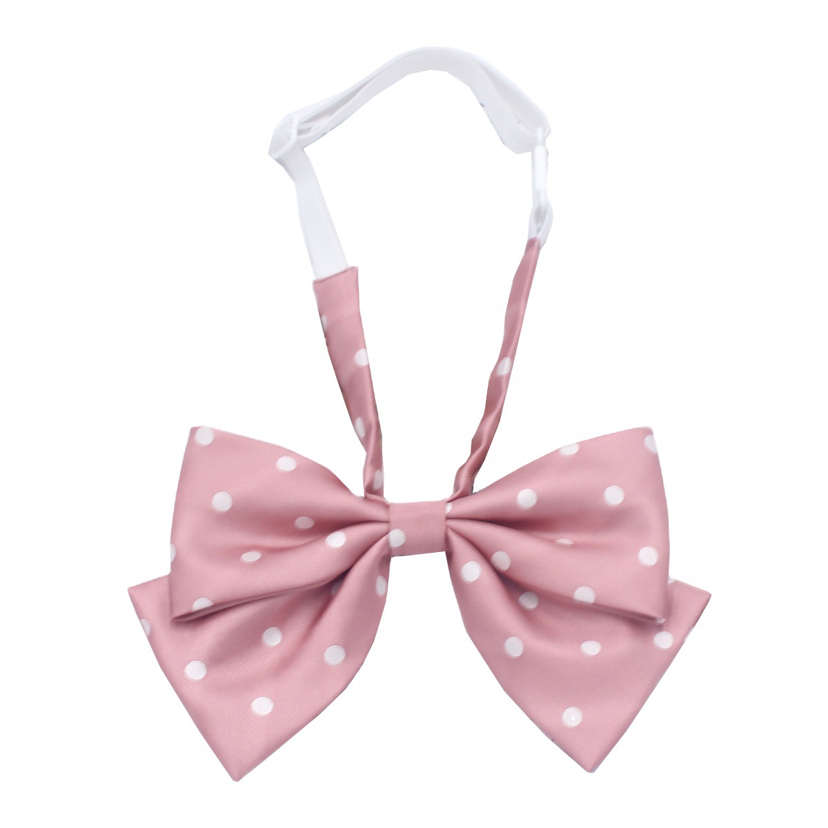 En stock al por mayor de Corea del arco de mariposa de color sólido de lunares de doble capa pajarita collar de flores niñas traje de marinero JK pajarita