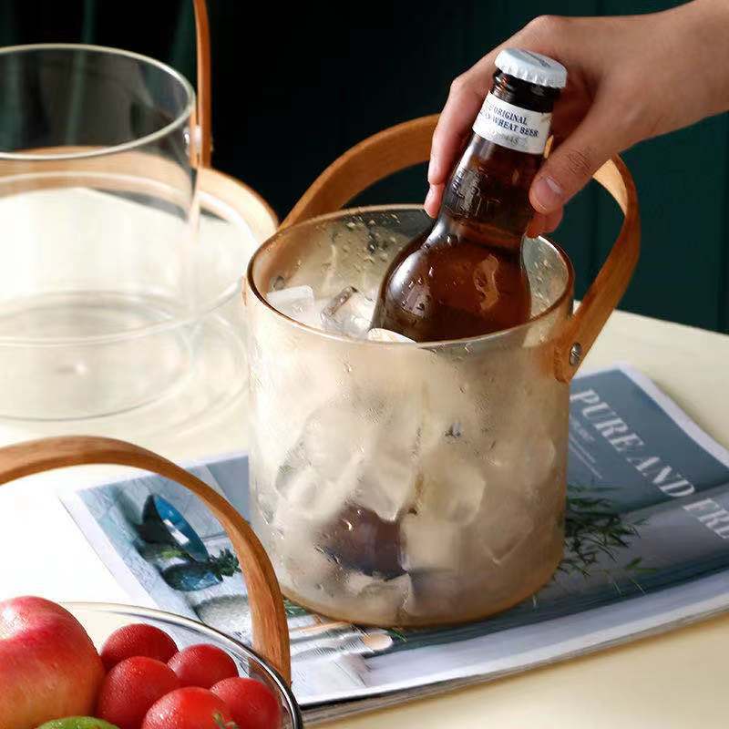 [Fabrica personalizada] mano de lujo ligera mejora vidrio de borosilicona fruta azul sala de estar doméstica de alto valor de cara bocadillos de fruta seca azul