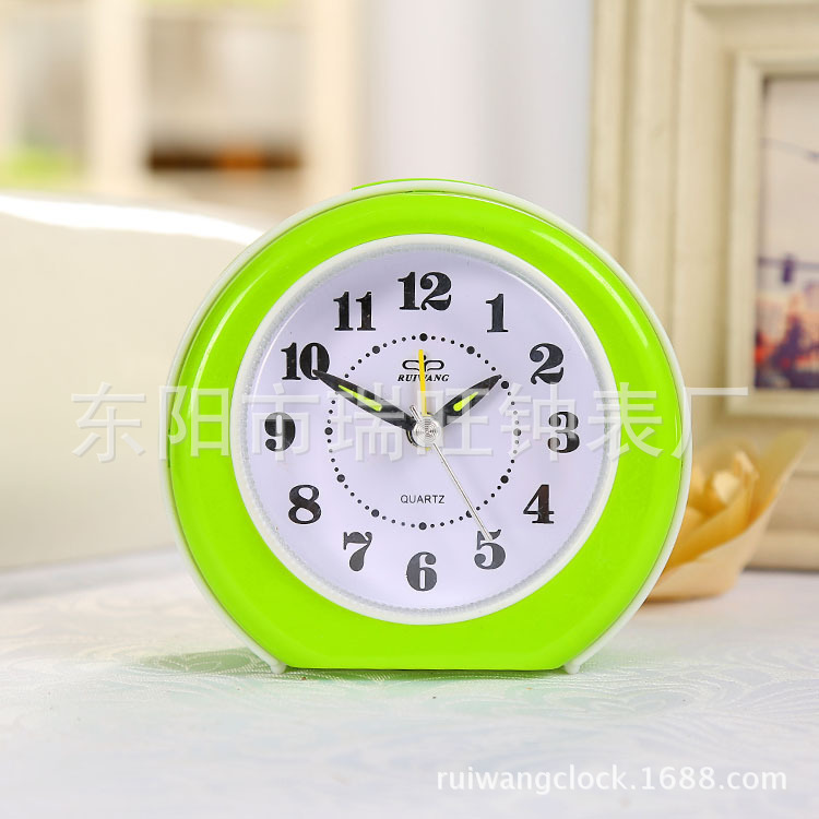 Factory direct spot supply creative candy color students with night light small alarm clock daily necessities small gifts