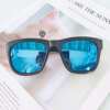 Retroreflective glasses solar-powered, fashionable trend sunglasses, 2023, Korean style, Birthday gift