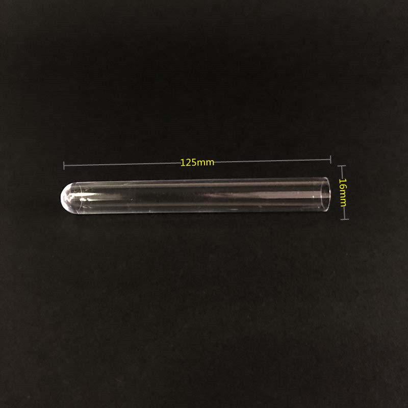 人仁厂家直供 PS试管16*125一次性放免试管硬质试管透明