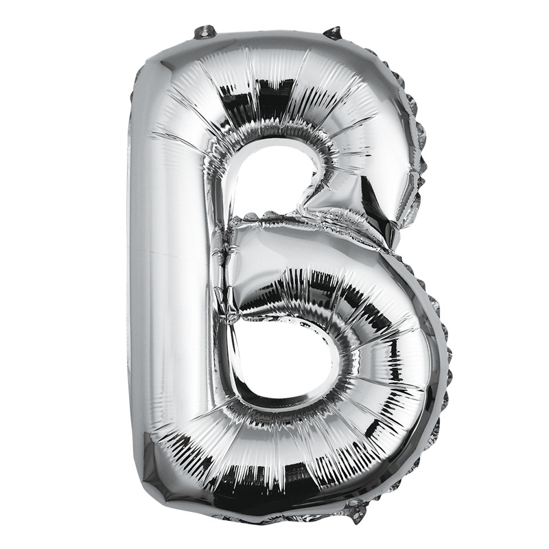 En stock carta globo de aluminio 18 pulgadas cuerpo de grasa fiesta de cumpleaños globo de aluminio lugar diseño de papel de aluminio globo caliente venta