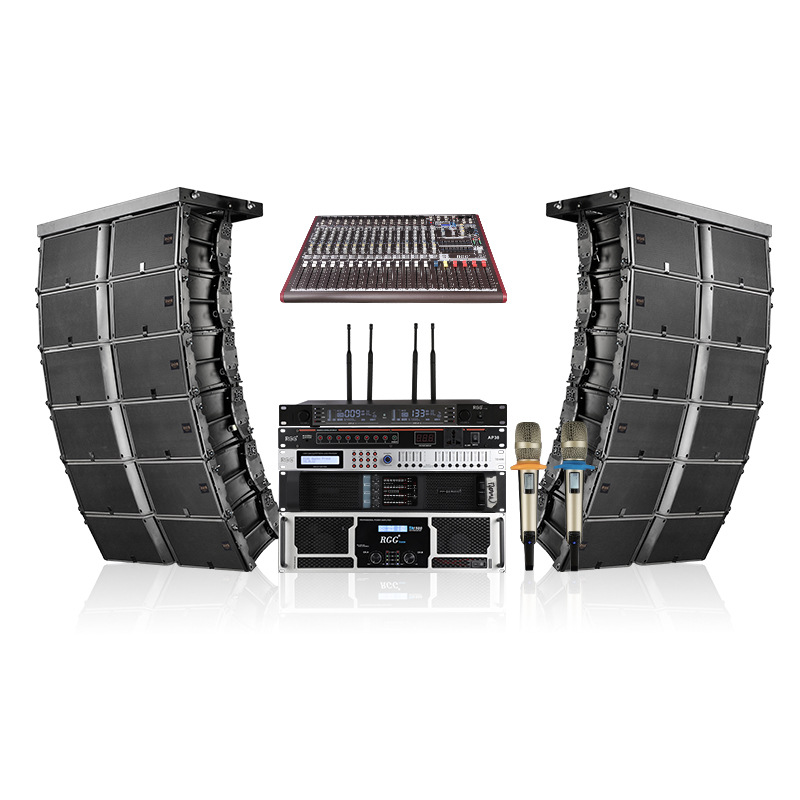Altavoces de arreglo lineal de tres vías Akus K2, modelo dual de 12 pulgadas, equipo de altavoces profesionales para escenarios grandes, transfronterizo