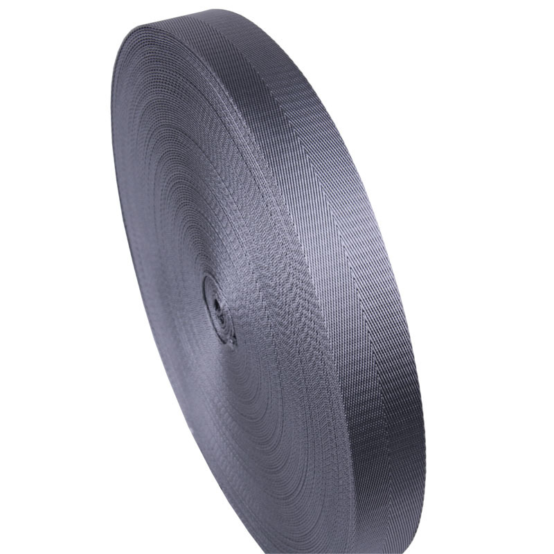 3.2cm 1寸 单人字 仿尼龙织带 灰色 力满织带厂 现货直销