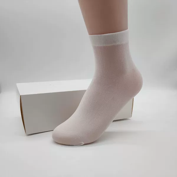 White shoes and socks, short 72 pairs