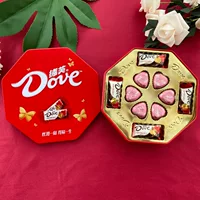 Шоколад Dove/Dove 6 штук в подарочной коробке на помолвление/свадьбу, конфеты полнолуние, сувенир, готовый товар, содержащий сахар
