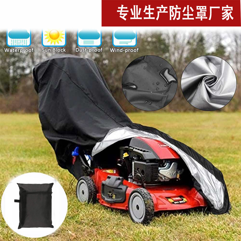 Cross-Border explosion lawn mower protective cover rainproof sunscreen lawn mower cover hand-push grass shovel cover