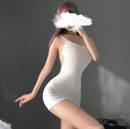 Dream Come True  Factory Supply Erotic Underwear Women's Temptation Backless Erotic Dress Passion Set Sexy Padded Skirt 