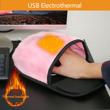 创意卡通加热保暖大空间跨境外贸专供厂家直销USB发热暖手鼠标垫