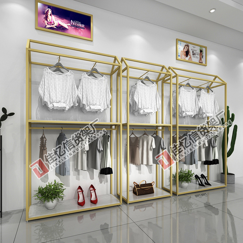 内衣展示架靠墙文胸架内衣店货架睡衣展架服装店展柜女装店展示柜