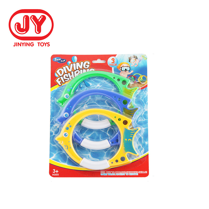 Venta caliente transfronteriza colorido anillo de buceo verano buceo juguetes piscina niños juguetes de agua fuente de fábrica al por mayor