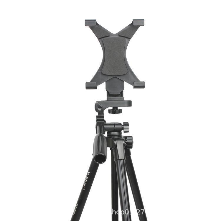 Tableta pan/tilt, clip para tableta, trípode, soporte para teléfono para tableta, clip grande para tableta de escritorio, soporte para almohadilla perezosa