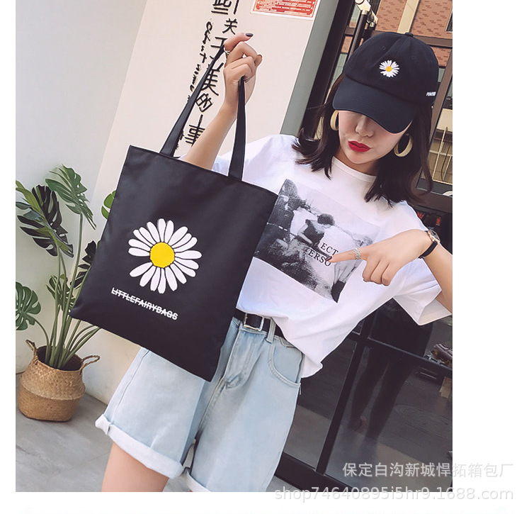 Bolso Tote de Lona para Mujer de Gran Capacidad con Cierre de Cremallera para Uso Diario