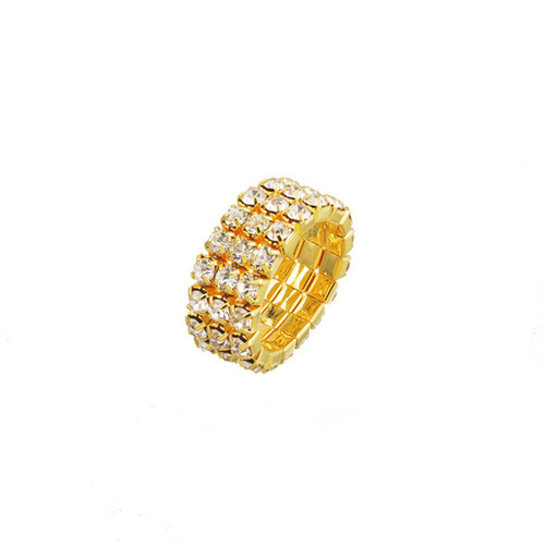 Korean-style trendy rhinestone stretch rings | Mixed ring set | Fashionable, sparkling diamond-studded rings