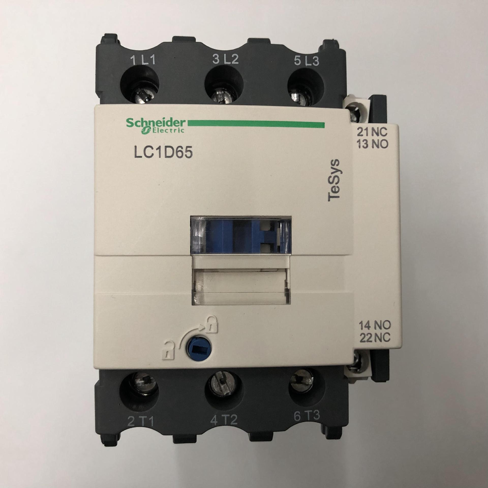 原装正品LC1D65MDC DC220V Schneider三级直流接触器