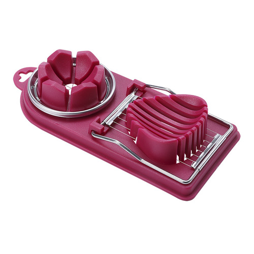 Cross-border Japanese-style multi-function egg slicer, egg slicing and dividing device, fancy split-cut pine egg