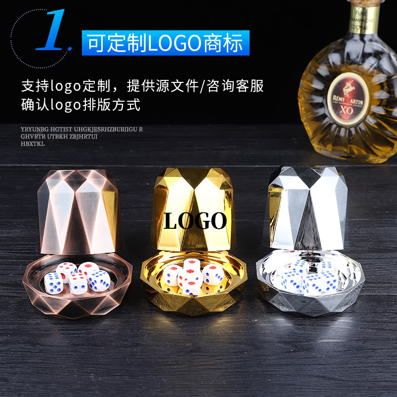 Dice, barra KTV con base, hueco, galvanoplastia, hueco