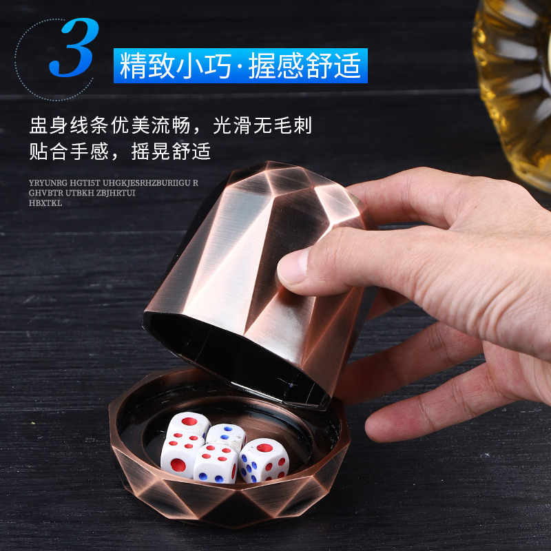 Dice, barra KTV con base, hueco, galvanoplastia, hueco