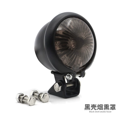 Foreign Trade Specializes in Motorcycle Tail light - black-shell-smoked-cover