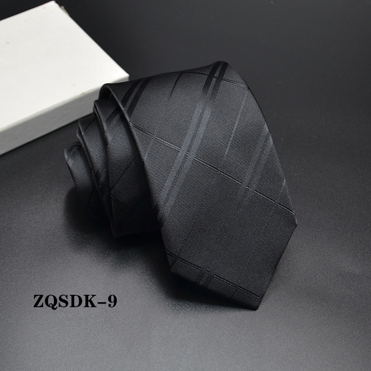 Formal Twill Polyester Tie For Men Professional British Style_voghion.com