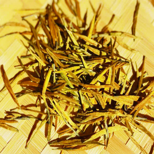Yunnan Dian Black Tea 2024 Year Tied-leaf Big Tree Golden Needle Fengqing Dian Black Tea Golden Tip All Single Tip Straight Strips
