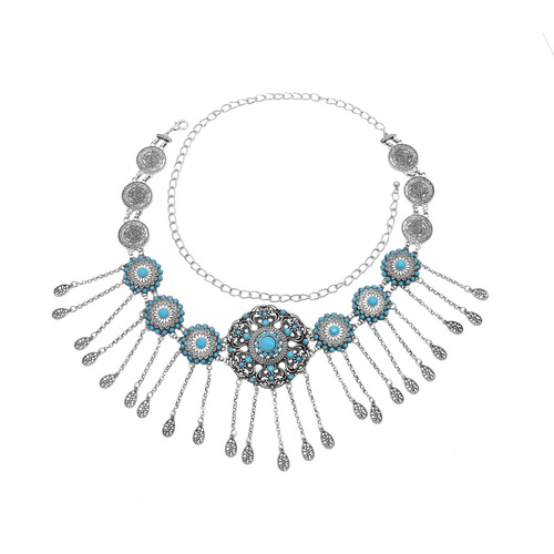 New fashionable single-layer club women's adjustable gold-plated diamond body chain wholesale