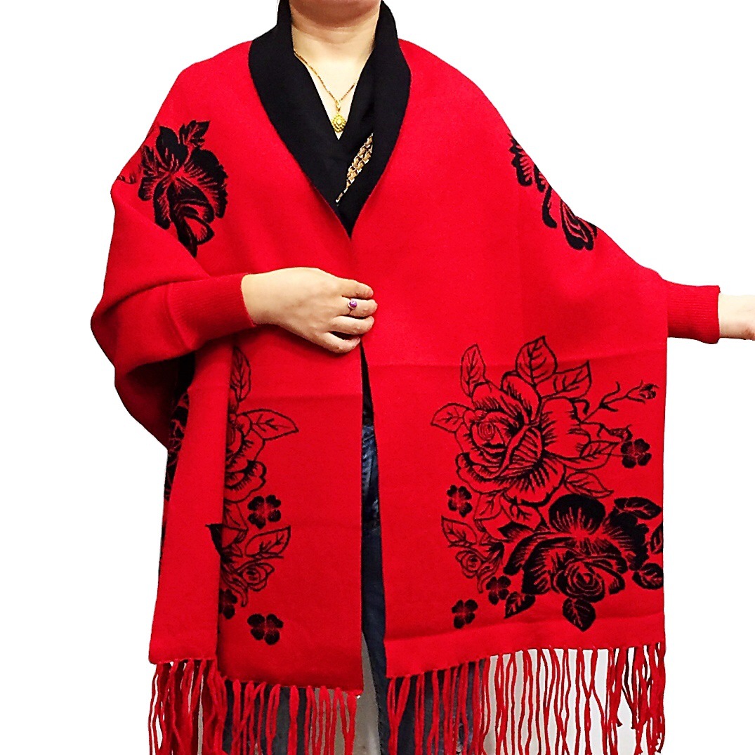 Demi-season double-sided cloak