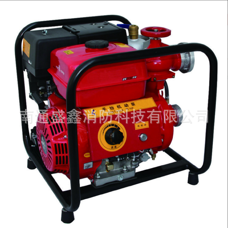 BJ6 手抬消防泵国产动力9马力手拉启动四冲程风冷 排气自吸引水泵