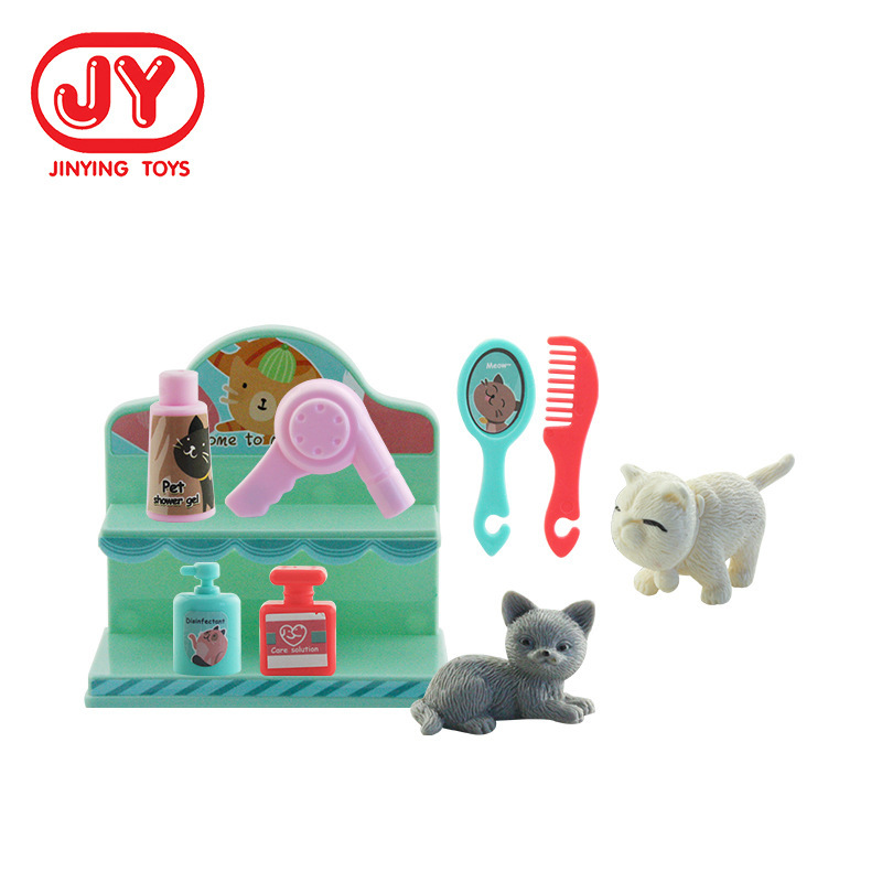 Amazon suministro niños jugar juguetes de la casa simulación gato modelado enfermería fábrica fuente al por mayor