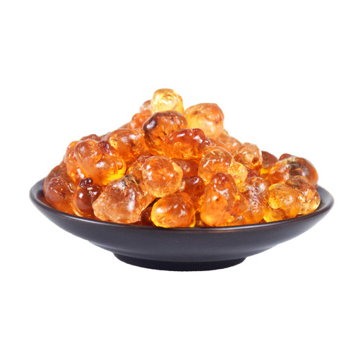 Yunnan Old Tree Peach Resin Supply Source Peach Tears Pruning Amber Resin Machine Grinding Water Wash Peach Resin