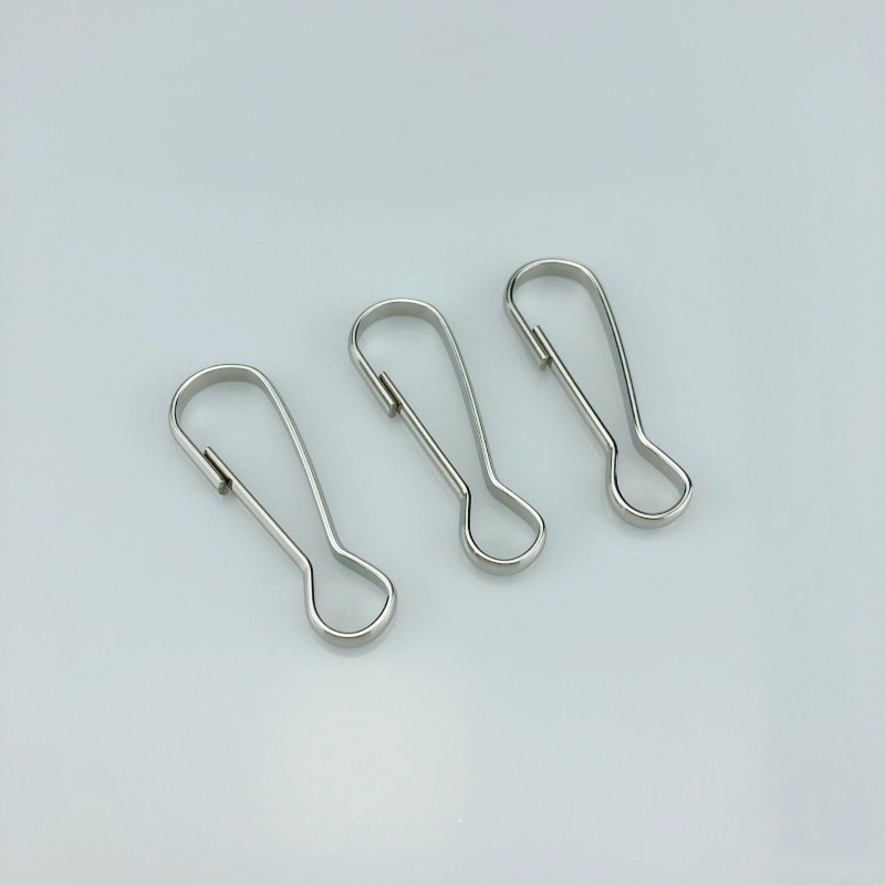 Spot 4cm Zhu bile buckle metal Zhu waist buckle crystal lamp hook hook track buckle curtain buckle 2.3 Iron buckle