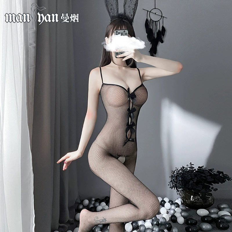 曼烟 Sexy underwear sexy suspender butterfly netwear, socks, socks, sex stockings, sex stockings, open stalls 7927