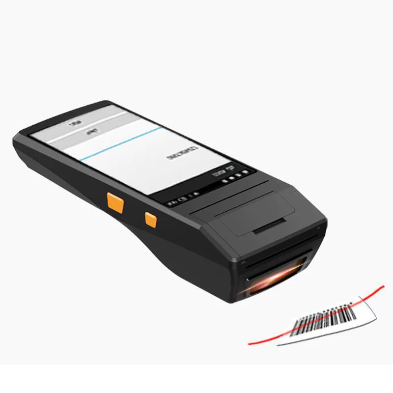 4G full Netcom touch screen handheld terminal prinker non -dry glue label print code QR code scan code PDA