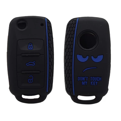 key bag, Static Rod/Key Bag - black-dot-blue