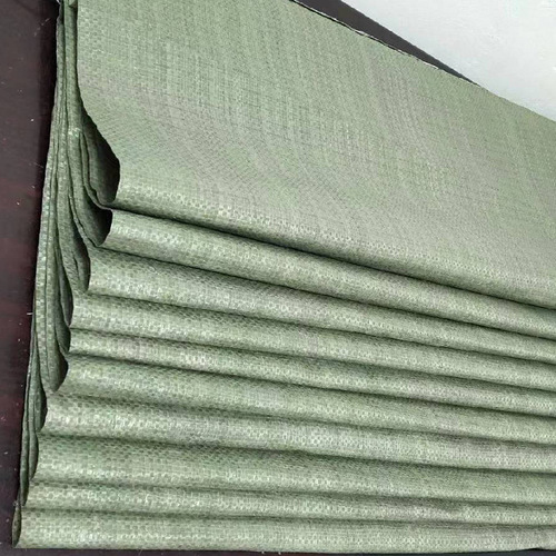 Factory green plastic woven bags for chemical building materials waste bags packing snake skin bags gunny sacks flood control woven bags