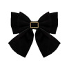 Demi-season hair accessory with bow, retro cloth, hairpins, 2023 collection, internet celebrity