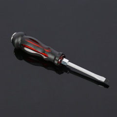 廠家批售鉻釩鋼穿心敲擊螺絲刀，穿心起子串心改錐可打標廣東產