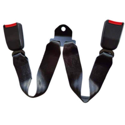 two-point safety belt, one-on-two: Car seat belt