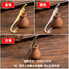 Metal modern retro Chinese hairpin for elderly, hairgrip, simple and elegant design, wholesale