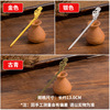 Metal modern retro Chinese hairpin for elderly, hairgrip, simple and elegant design, wholesale