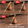 Metal modern retro Chinese hairpin for elderly, hairgrip, simple and elegant design, wholesale