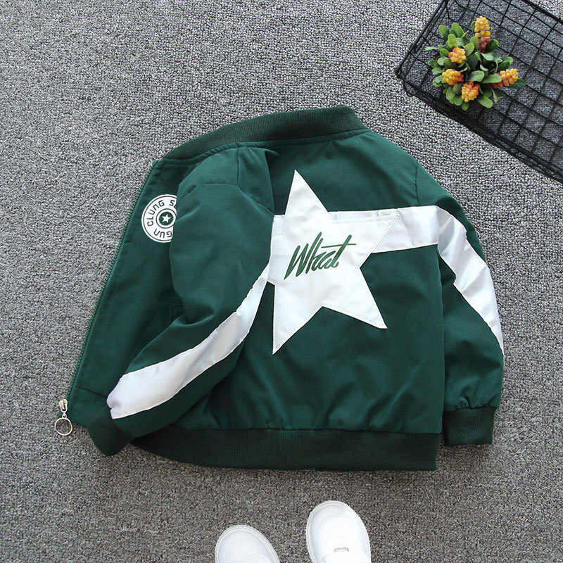 2025 New Boys' Spring Clothes, Big Children's Clothes, Super Cool Baseball Uniforms, Spring and Autumn Casual Cardigan Jackets, Handsome 2025 New Boys' Spring Clothes, Big Children's Clothes, Super Cool Baseball Uniforms, Spring and Autumn Casual Cardigan Jackets, Handsome